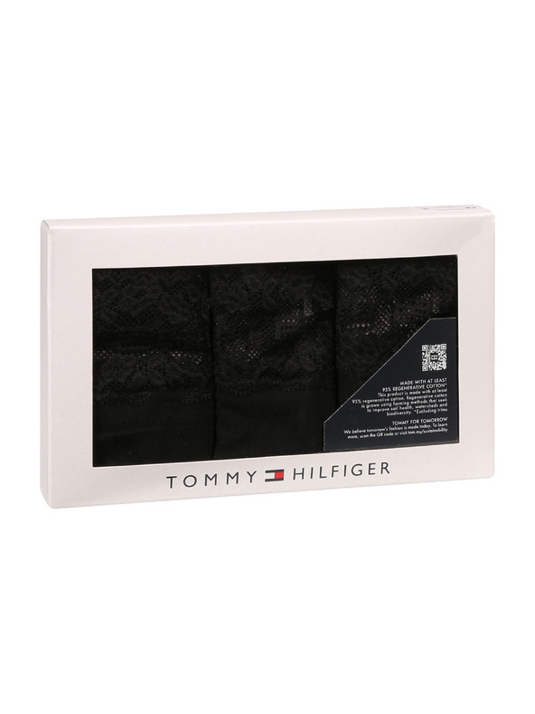 Tommy Hilfiger Komplekt treh - ženska tanga Tommy Hilfiger črna