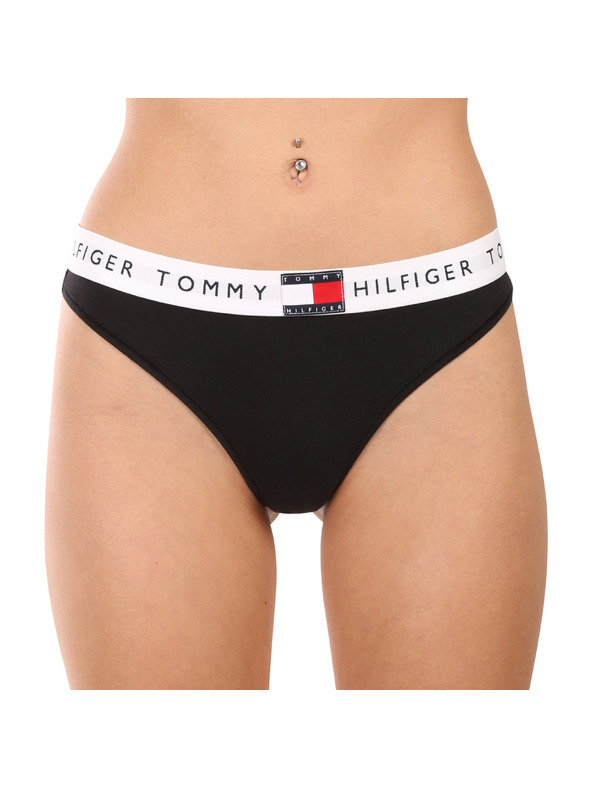 Tommy Hilfiger Ženska tanga Tommy Hilfiger črna