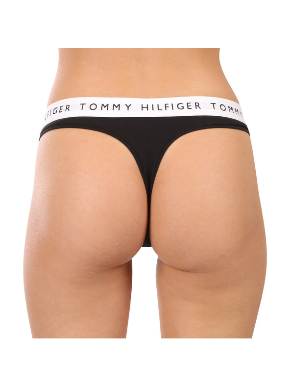 Tommy Hilfiger Ženska tanga Tommy Hilfiger črna