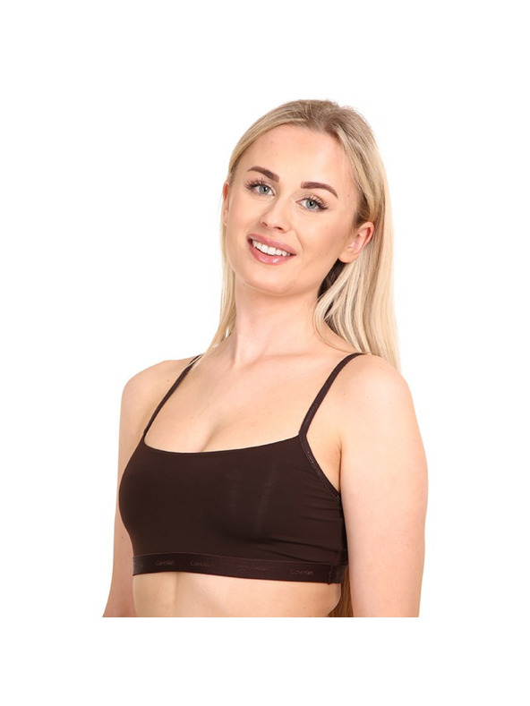 Calvin Klein Женска подprsenka Calvin Klein temno rjava