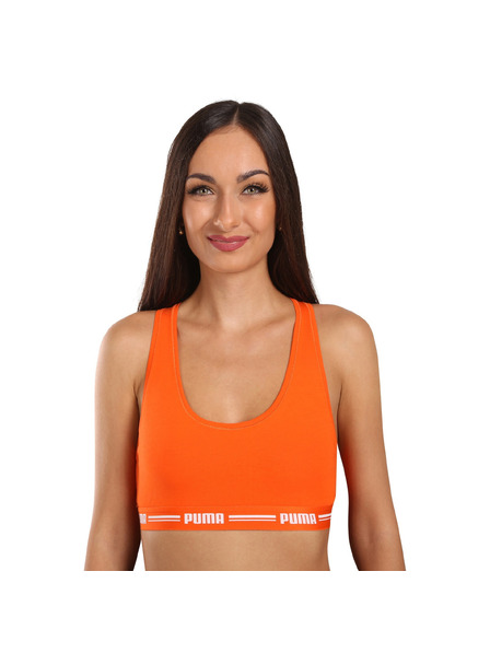 Puma Ženski športni nedrček Puma oranžna