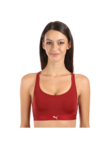 Puma Ženski športni nedrček Puma rdeča