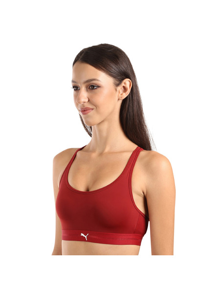 Puma Ženski športni nedrček Puma rdeča
