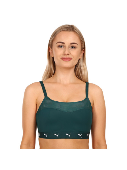 Puma Ženski športni nedrček Puma zelena