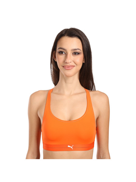 Puma Ženski športni nedrček Puma oranžna