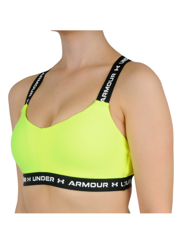 Under Armour Ženski nedrček Under Armour rumena