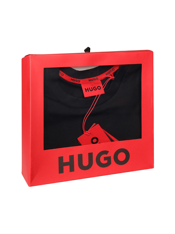 HUGO Moške pižame HUGO črne