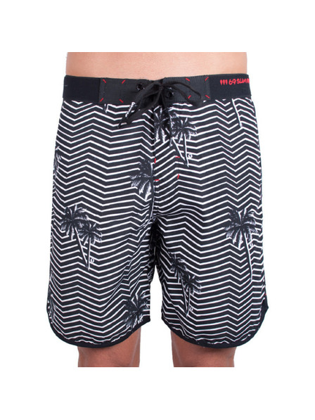 69slam Moške plavalne hlače 69SLAM kratke boardshort medium island daze