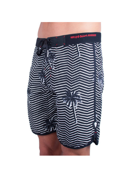 69slam Moške plavalne hlače 69SLAM kratke boardshort medium island daze