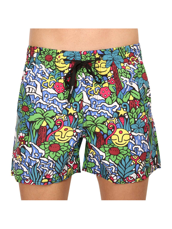 69slam Moške plavalne hlače 69SLAM tropicamazon samoa