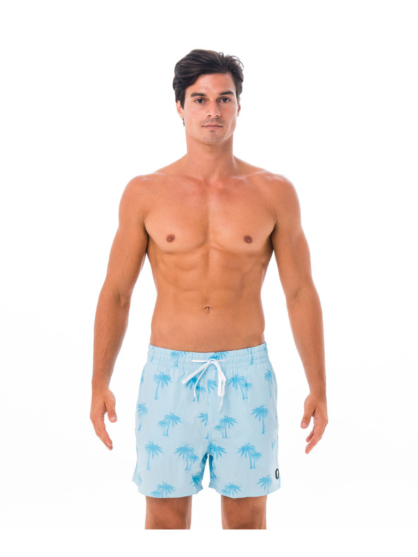 69slam Moške plavalne hlače 69SLAM PALM BLUE