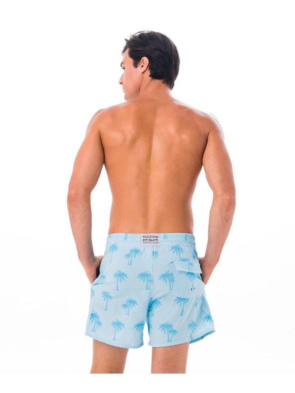 69slam Moške plavalne hlače 69SLAM PALM BLUE