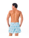69slam Moške plavalne hlače 69SLAM PALM BLUE