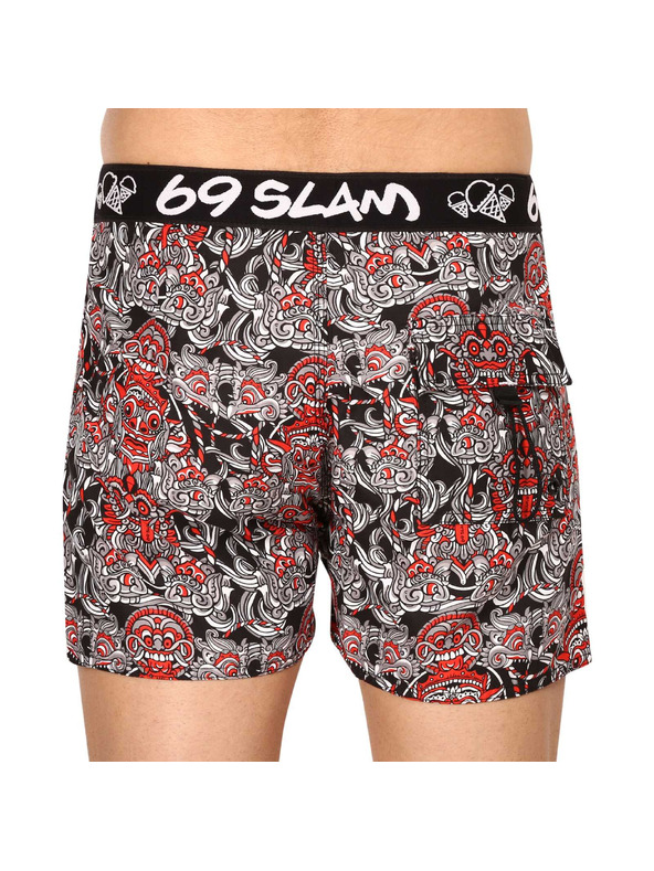 69slam Moške plavalne hlače 69SLAM totem mask mateo