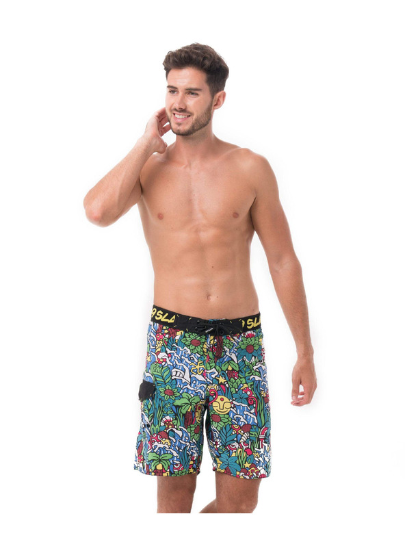 69slam Moške plavalne hlače 69SLAM TROPICAMAZON