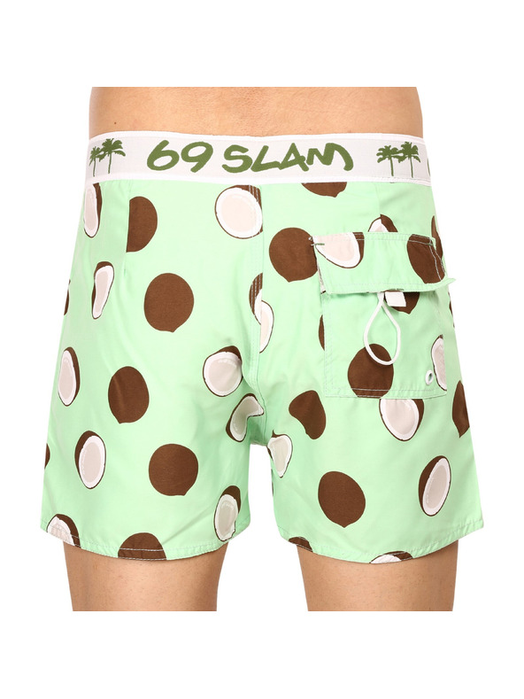 69slam Moške plavalne hlače 69SLAM coco brown mateo