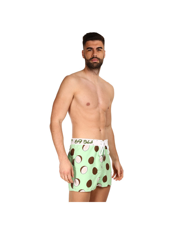 69slam Moške plavalne hlače 69SLAM coco brown mateo