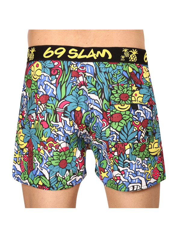 69slam Moške plavalne hlače 69SLAM tropicamazon mateo