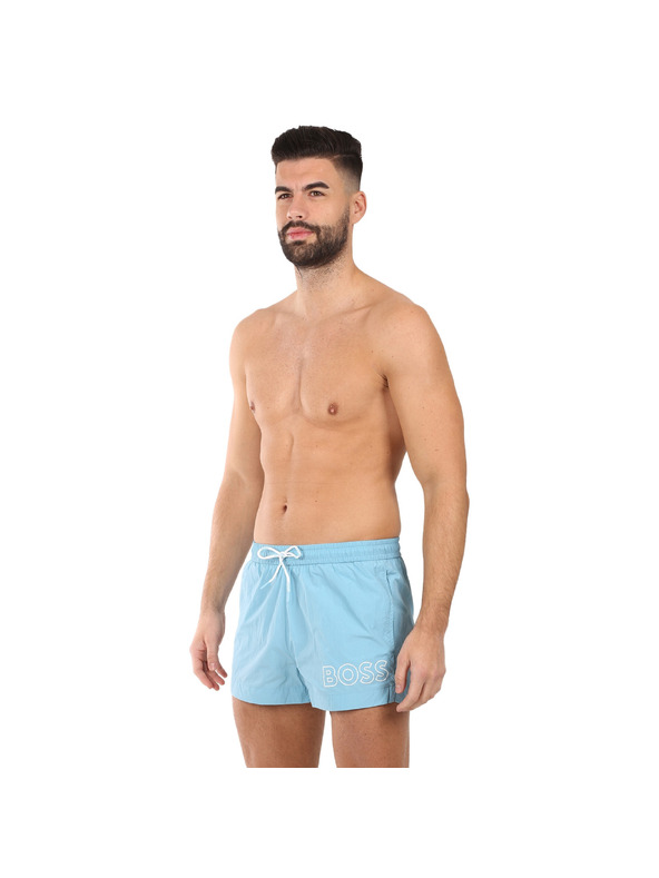 BOSS Moške plavalne hlače BOSS modre