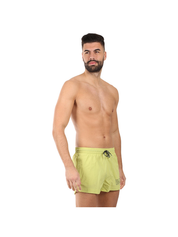 BOSS Moške plavalne hlače BOSS rumene