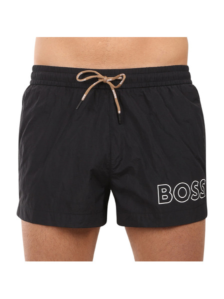 BOSS Moške plavalne hlače BOSS črne