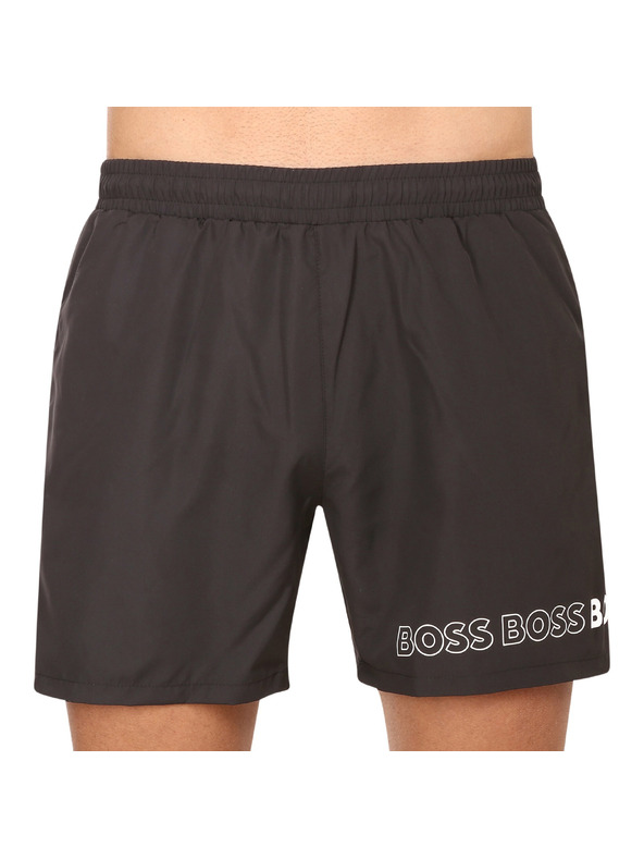 BOSS Moške plavalne hlače BOSS črne