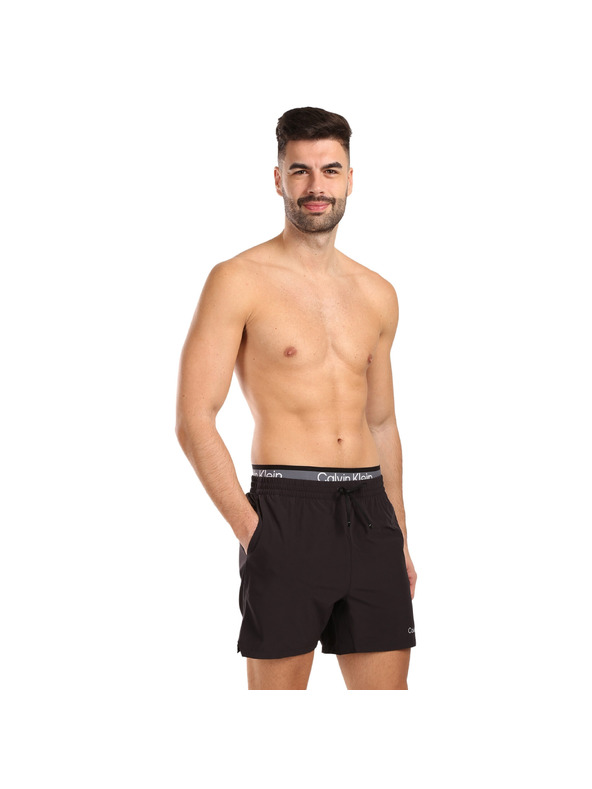 Calvin Klein Moške plavalne hlače Calvin Klein črne