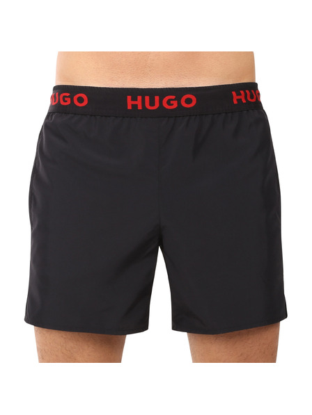 HUGO Moške kopalne HUGO črne