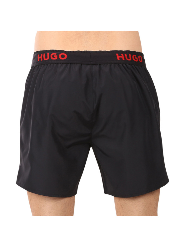 HUGO Moške kopalne HUGO črne