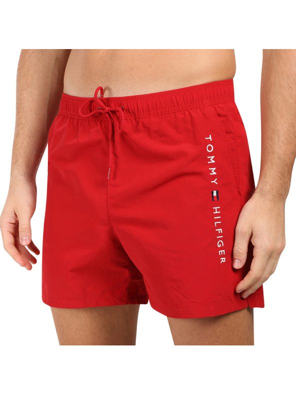 Tommy Hilfiger Moške kopalke Tommy Hilfiger rdece