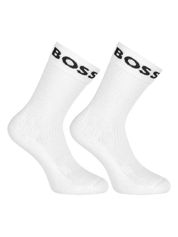BOSS Komplet dveh - nogavice BOSS bele