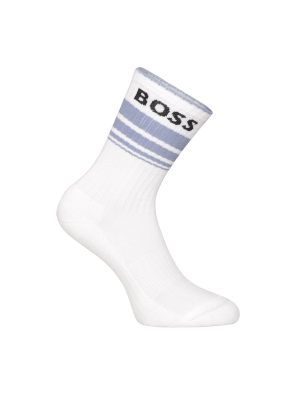 BOSS Komplet treh - nogavice BOSS bele
