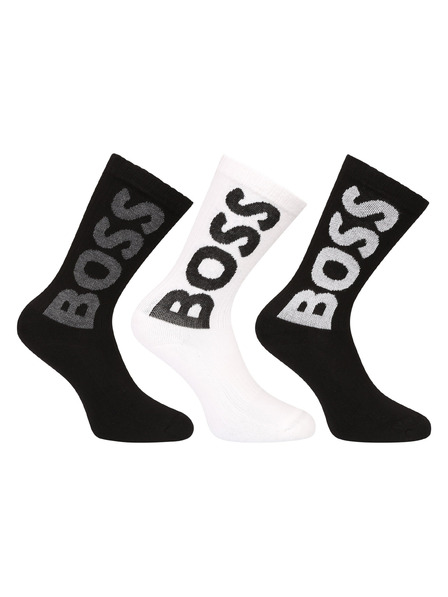 BOSS Komplet treh - nogavice BOSS večbarvne
