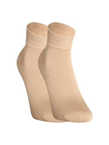 gino Nogavice Gino bambusne beige