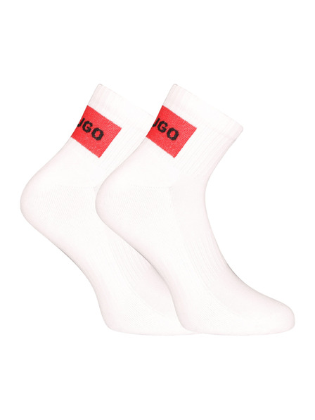 HUGO Set treh - nogavice HUGO bele