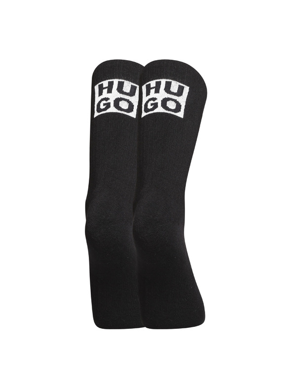 HUGO Set treh - nogavice HUGO visoke večbarvne