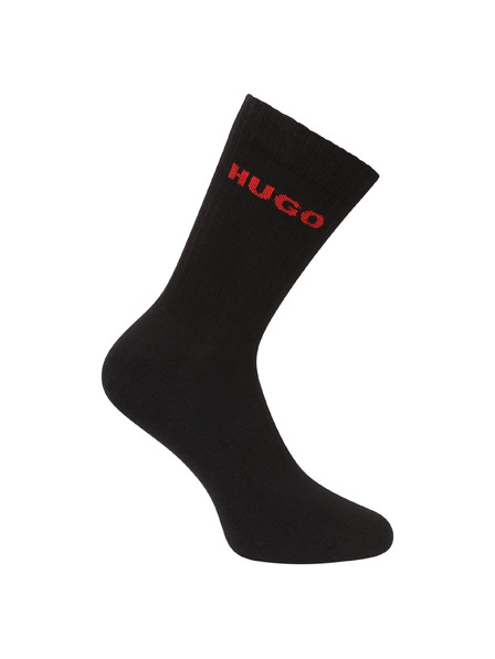 HUGO Set treh - nogavice HUGO visoke večbarvne