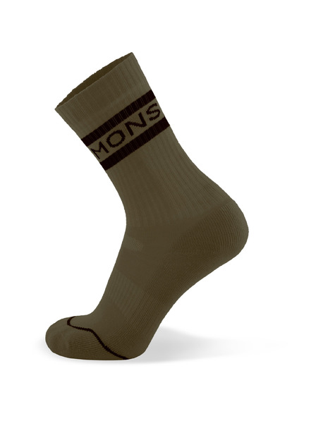 Mons Royale Nogavice Mons Royale merino zelene