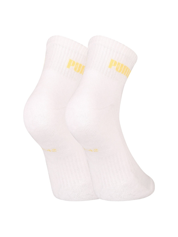 Puma Komplet tri - nogavice Puma do gleženj bele