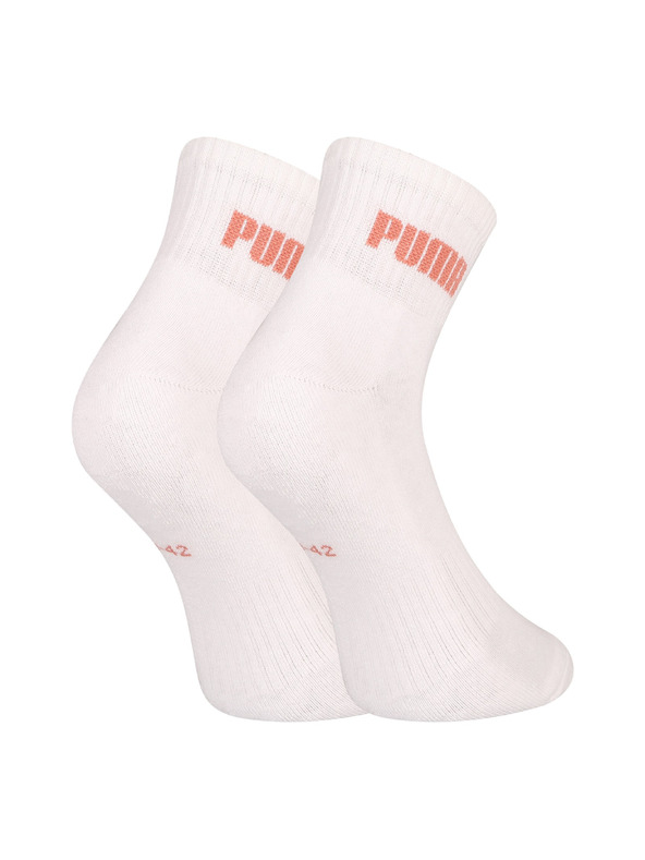 Puma Komplet tri - nogavice Puma do gleženj bele
