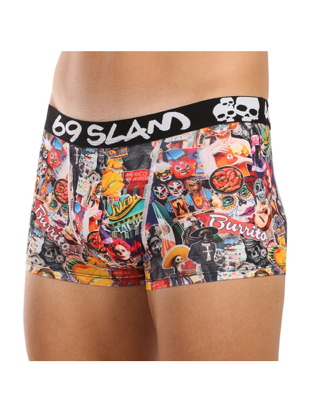 69slam Moške boksarke 69SLAM Hip MEXICOLLAGE MASON