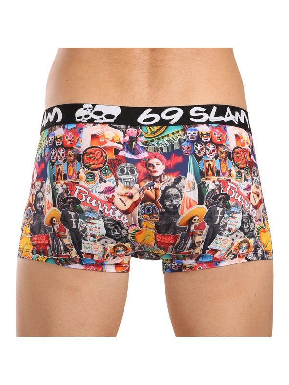 69slam Moške boksarke 69SLAM Hip MEXICOLLAGE MASON