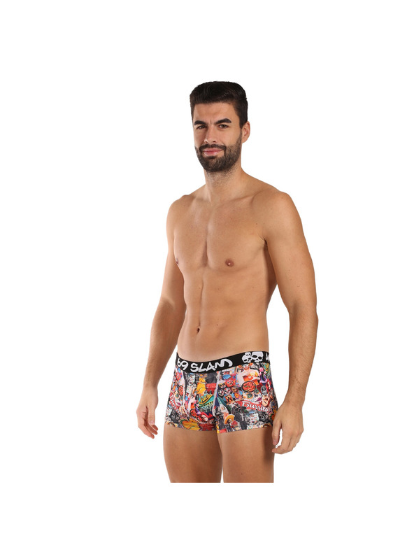69slam Moške boksarke 69SLAM Hip MEXICOLLAGE MASON