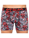 69slam Moške boksarke 69SLAM fit bamboo red sugar crane
