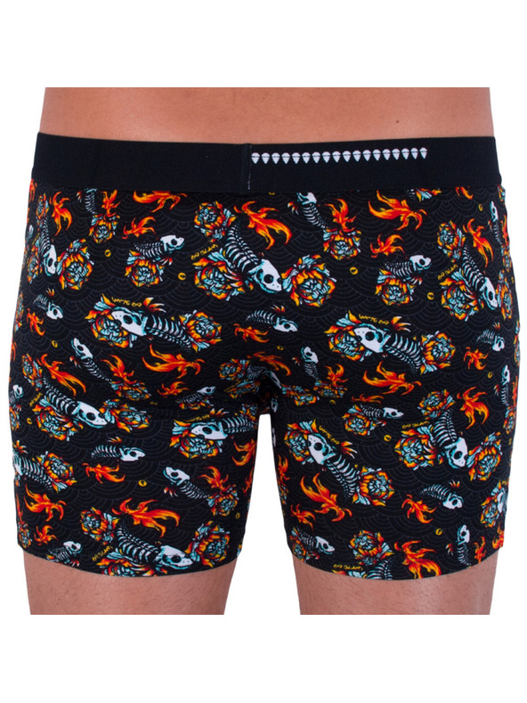 69slam Moške boksarke 69SLAM fit bamboo fish skull