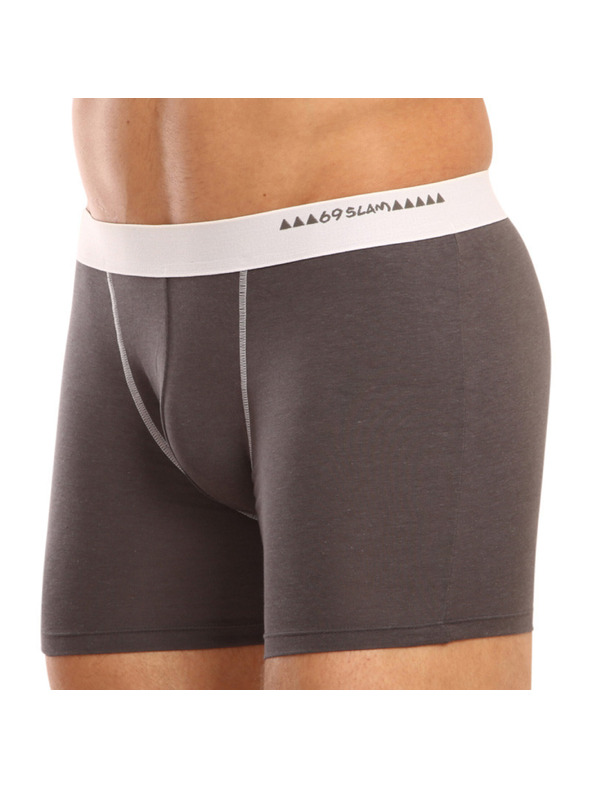 69slam Moške boksarke 69SLAM fit bamboo plain