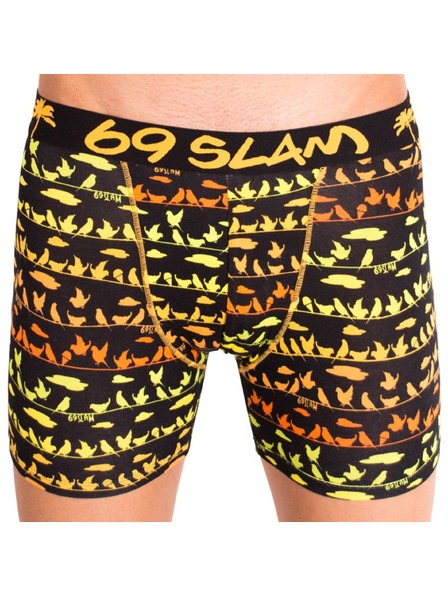 69slam Moške boksarice 69SLAM fit bamboo bird
