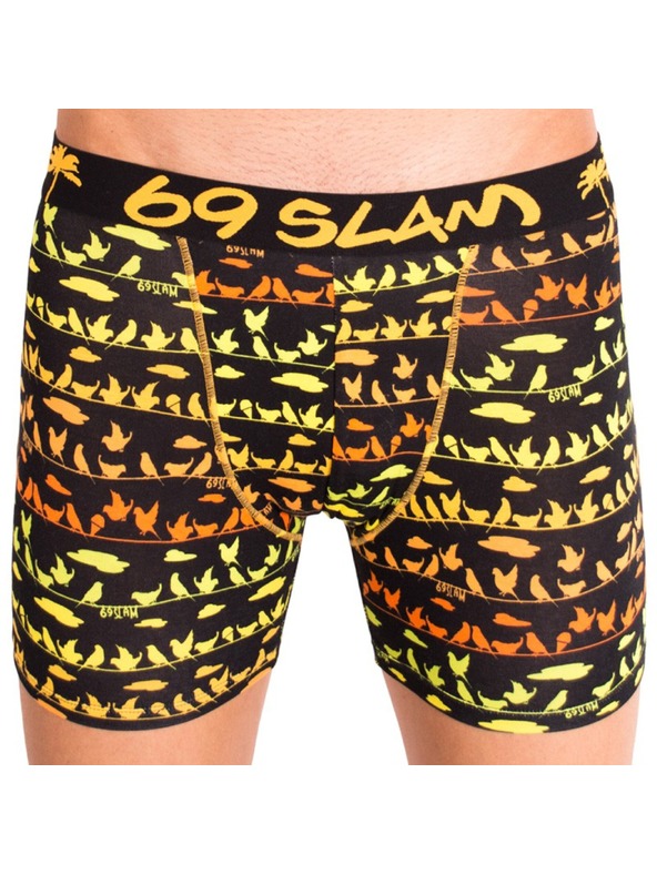 69slam Moške boksarice 69SLAM fit bamboo bird