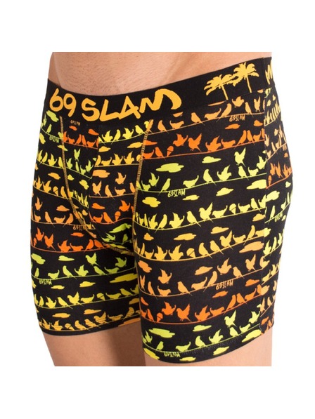 69slam Moške boksarice 69SLAM fit bamboo bird