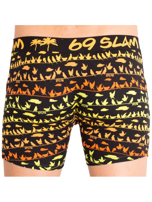 69slam Moške boksarice 69SLAM fit bamboo bird